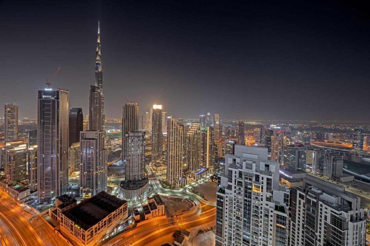 Paramount Midtown Deluxe 1 Bedroom Apartment With Full Burj-Khalifa View دبي المظهر الخارجي الصورة