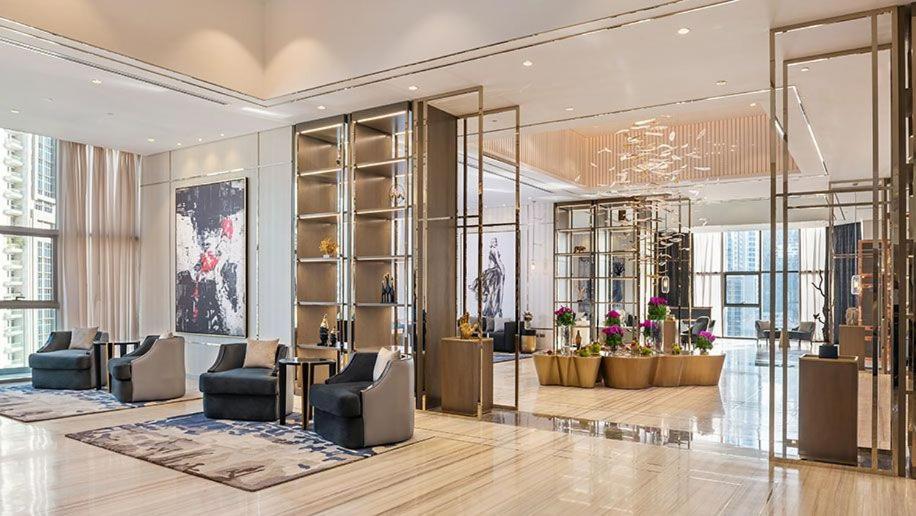Paramount Midtown Deluxe 1 Bedroom Apartment With Full Burj-Khalifa View دبي المظهر الخارجي الصورة